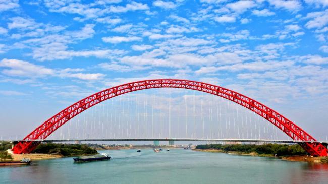 勘察设计全球最大跨径（575米）钢管混凝土拱桥——平南三桥.jpg